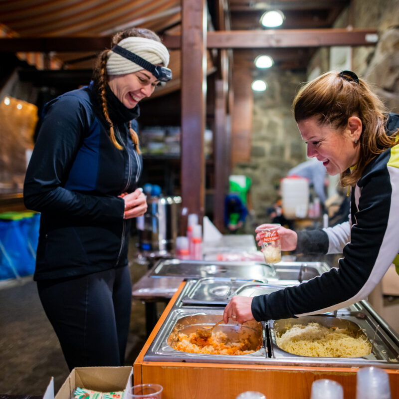 Gastrozóna a občerstvení během závodu